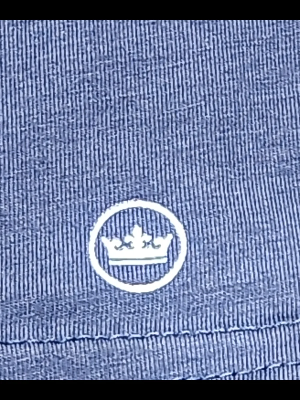 Peter Millar Navy Short-Sleeve Polo with Chest Pocket